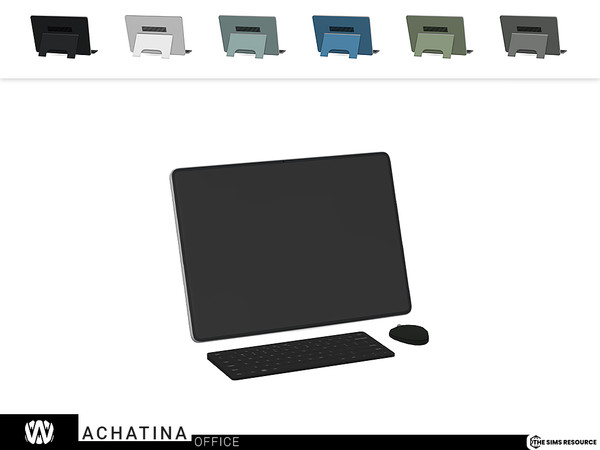Sims 4 — Achatina Computer by wondymoon — - Achatina Office - Computer - Wondymoon|TSR - Creations'2022