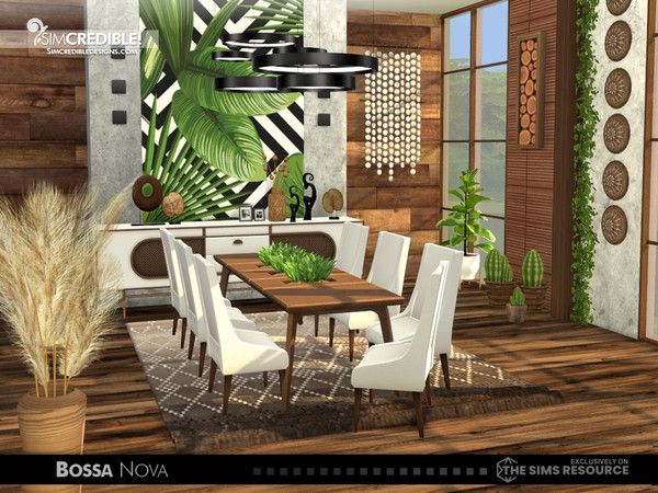 Sims 4 — Bossa Nova by SIMcredible! — Happy New Year, dear Simmers! Our first 2023 set is Bossa Nova. Inspired by the