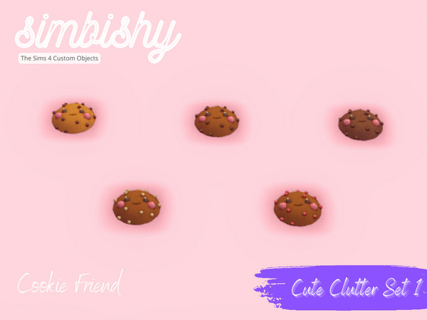 Sims 4 — Cute Clutter - Cookie Friend by simbishy — A random cookie friend. Too cute to eat.