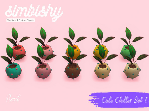 Sims 4 — Cute Clutter - Plant by simbishy — A random plant.