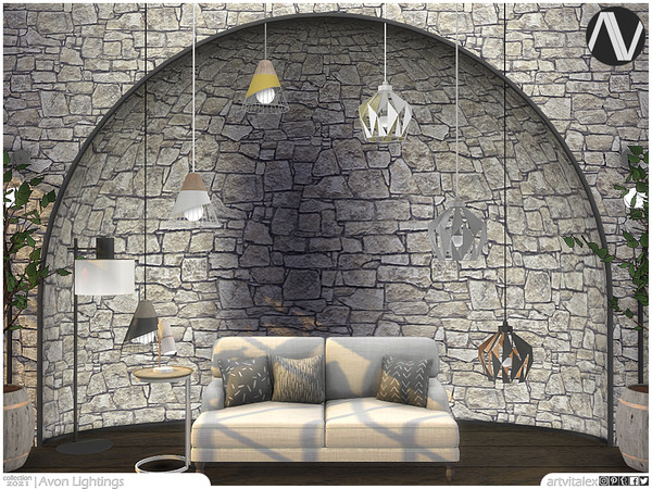 Sims 3 — Avon Lightings by ArtVitalex — Lighting Collection | All rights reserved | Belong to 2022 ArtVitalex@TSR -