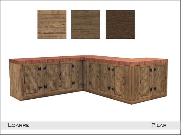 Sims 4 — Ye Medieval Pilar Loarre Counter by Pilar — Ye Medieval Pilar Loarre Counter