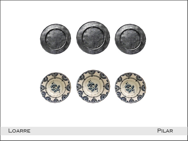 Sims 4 — Ye Medieval Pilar Loarre DecoPlates by Pilar — Ye Medieval Pilar Loarre DecoPlates