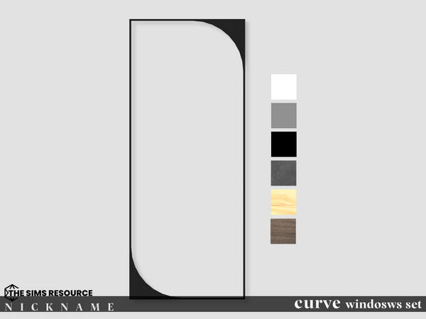 Sims 4 — curve windosws set_2x5 by NICKNAME_sims4 — curve windosws_set1 10 package files. curve windosws set_1x3 curve