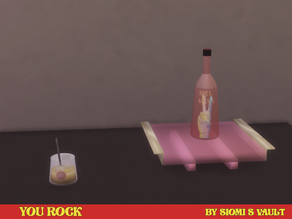 Sims 4 — You Rock Glass by siomisvault — Just a glass.Thank you so much for your love and support keeps me creating.Siomi