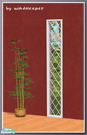 Sims 2 — Diana window pin no glass by Windkeeper — Linked to Diana main window from Diana Windows - Part 1 for colors and