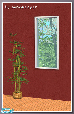 Sims 2 — Diana window 1tile frame short by Windkeeper — Linked to Diana main window from Diana Windows - Part 1 for