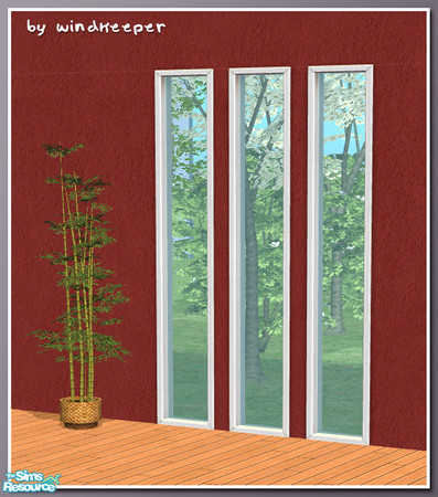 Sims 2 — Diana window 3pin frame by Windkeeper — Linked to Diana main window from Diana Windows - Part 1 for colors and