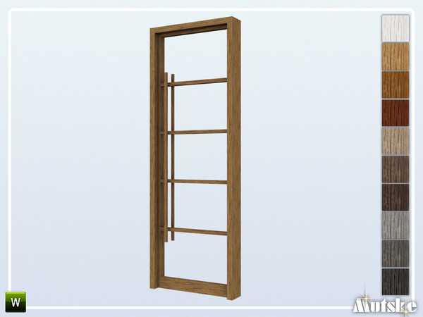 Sims 4 — Cotswolds Door Glass 1x1 by Mutske — This door is part of the construtionset Cotswolds. Made by Mutske@TSR.