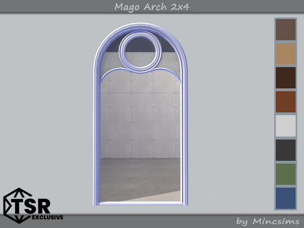 Sims 4 — Mago Arch 2x4 by Mincsims — Basegame Compatible 8 swatches