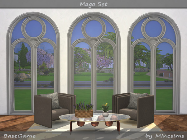 Sims 4 — Mago Set - Doors and Windows by Mincsims — Decorate your Sim's house with Classic modern and elegant stlye. -2