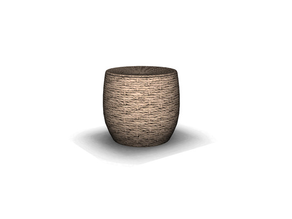 Sims 4 — Bright Dining Basket by Angela — Bright Dining Basket. Made of wicker.