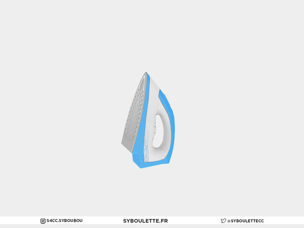 Sims 4 — Laundry - Iron (V1) by Syboubou — This is a plastic iron up.