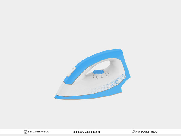 Sims 4 — Laundry - Iron (V2) by Syboubou — This is a plastic iron down.