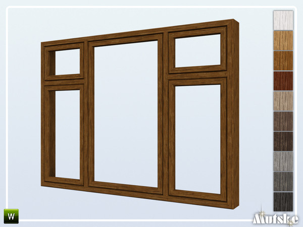Sims 4 — Blair Window Counter 3x1 by Mutske — This window is part of the Blair construtionset. Made by Mutske@TSR.