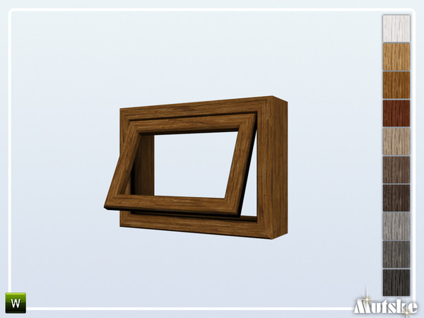 Sims 4 — Blair Window Privat Small Open 1x1 by Mutske — This window is part of the Blair construtionset. Made by