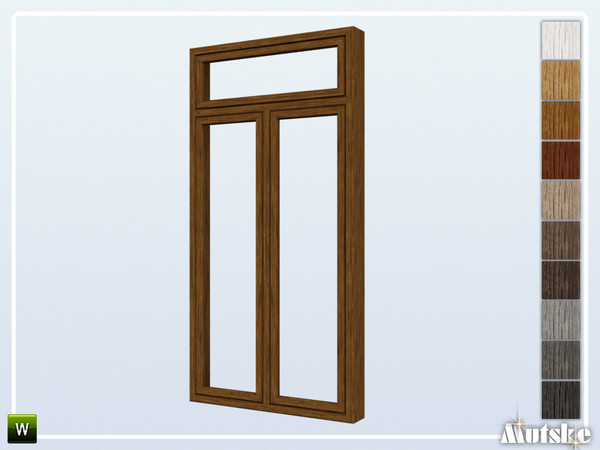 Sims 4 — Blair Window Tall 2x1 by Mutske — This window is part of the Blair construtionset. Made by Mutske@TSR.