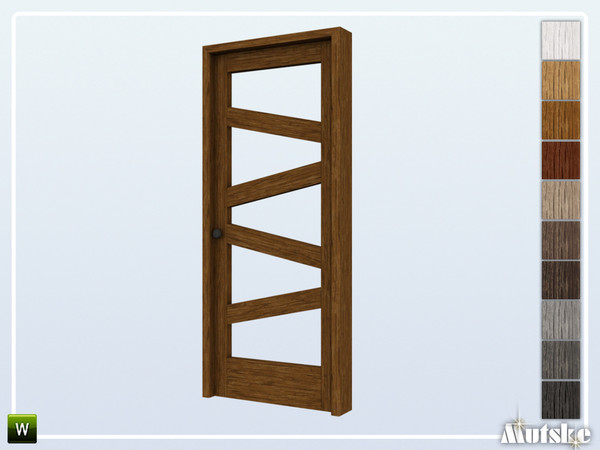 Sims 4 — Blair Door Glass 1x1 by Mutske — This door is part of the Blair construtionset. Made by Mutske@TSR.
