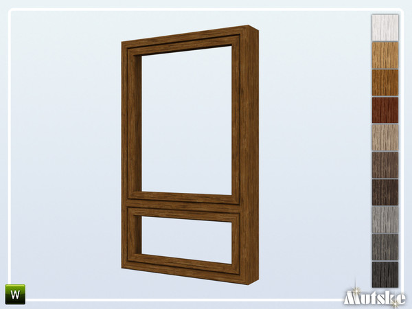 Sims 4 — Blair Window Counter 1x1 by Mutske — This window is part of the Blair construtionset. Made by Mutske@TSR.