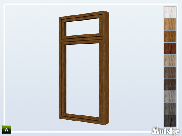 Sims 4 — Blair Window Middle 1x1 by Mutske — This window is part of the Blair construtionset. Made by Mutske@TSR.