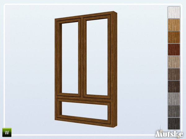 Sims 4 — Blair Window Middle 2x1 by Mutske — This window is part of the Blair construtionset. Made by Mutske@TSR.