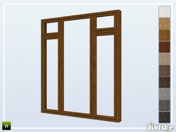 Sims 4 — Blair Window Tall 3x1 by Mutske — This window is part of the Blair construtionset. Made by Mutske@TSR.