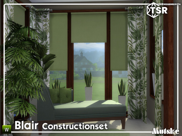 Sims 4 — Blair Constructio Set Part 3 by Mutske — This set is inspired on an English cottage, it it contemporary yet