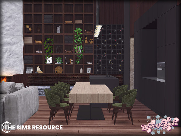 Sims 4 — Arcum Kitchen by ArwenKaboom — This set is made in five parts, all five can be found at my profile. Third one is