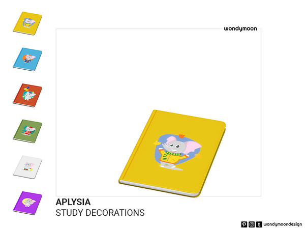 Sims 4 — Aplysia Notebook by wondymoon — Aplysia Kids Room - Notebook Wondymoon Sims 4 Creations | 2023