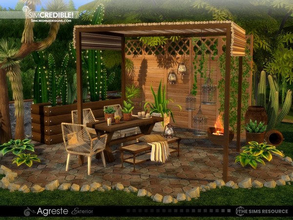 Sims 4 — Agreste [Patreon] by SIMcredible! — Agreste is the area between the coastal forest and the semi arid at the