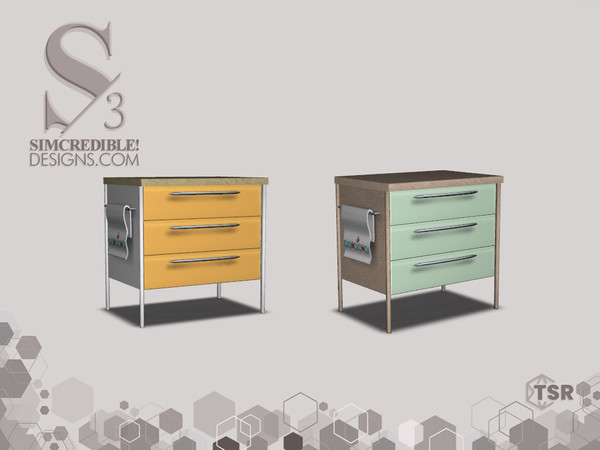 Sims 3 — Brilhantina Counter with Towel by SIMcredible! — SIMcredibledesigns.com