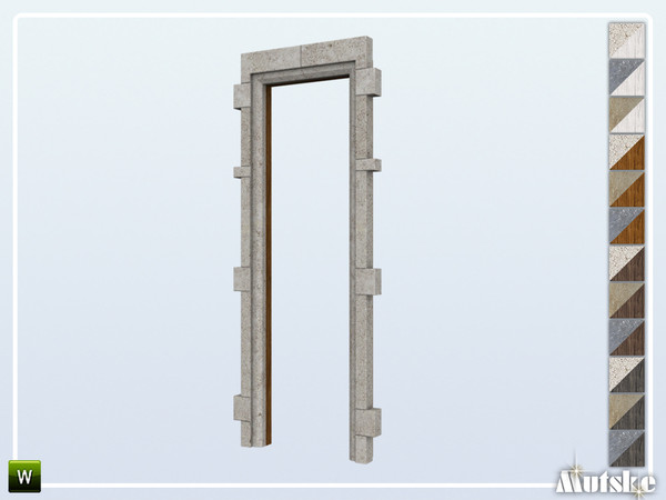 Sims 4 — Huxham Arch Front 1x1 by Mutske — This arch is part of the Huxham construtionset. Made by Mutske@TSR.