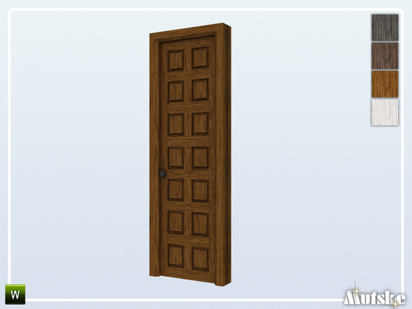 Sims 4 — Huxham Door Privat 1x1 by Mutske — This door is part of the Huxham construtionset. Made by Mutske@TSR.