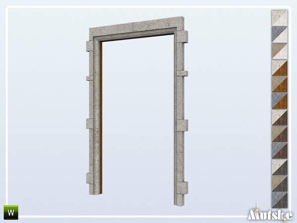 Sims 4 — Huxham Arch Front 2x1 by Mutske — This arch is part of the Huxham constructionset. Made by Mutske@TSR.