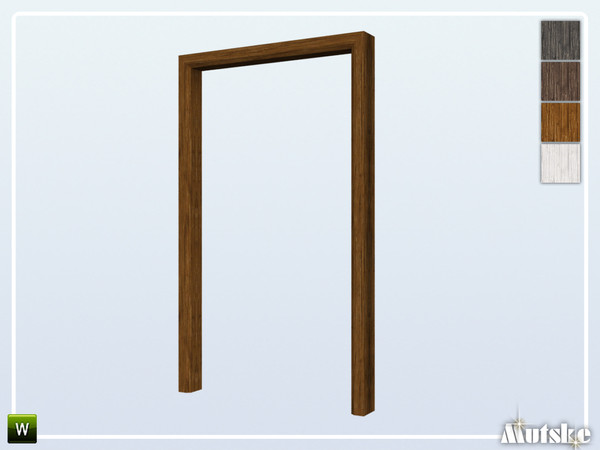 Sims 4 — Huxham Arch Wood 2x1 by Mutske — This arch is part of the Huxham constructionset. Made by Mutske@TSR.
