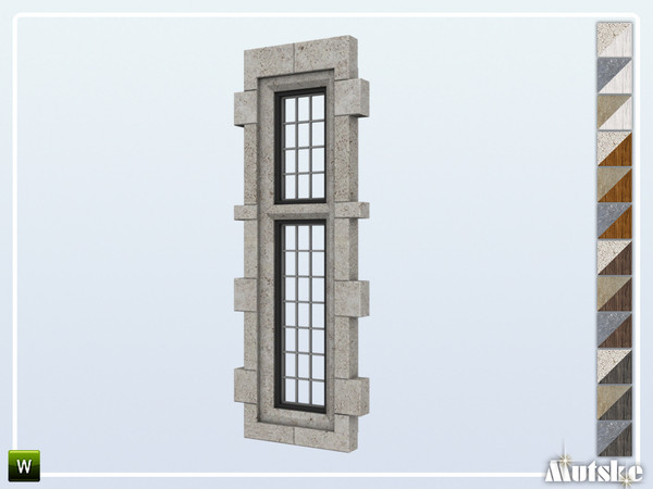 Sims 4 — Huxham Window Counter Small 1x1 by Mutske — This window is part of the Huxham constructionset. Made by
