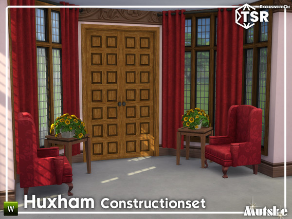 Sims 4 — Huxham Construction Part 1 by Mutske — This set is inspired on an English Landhouse. Make sure that your game is