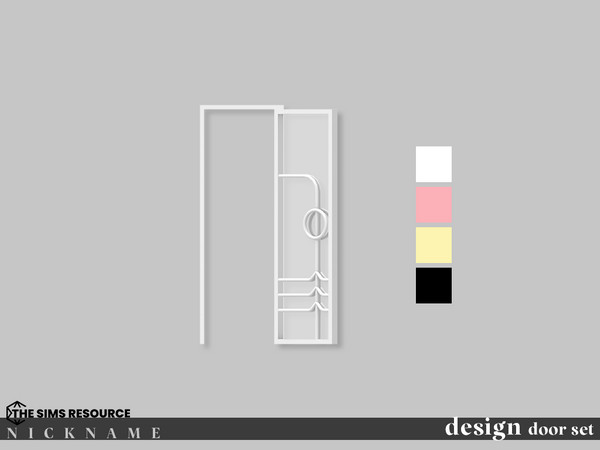 Sims 4 — design door set_1x3 opened by NICKNAME_sims4 — 12 package files. design door set_1x3 design door set_1x4 design