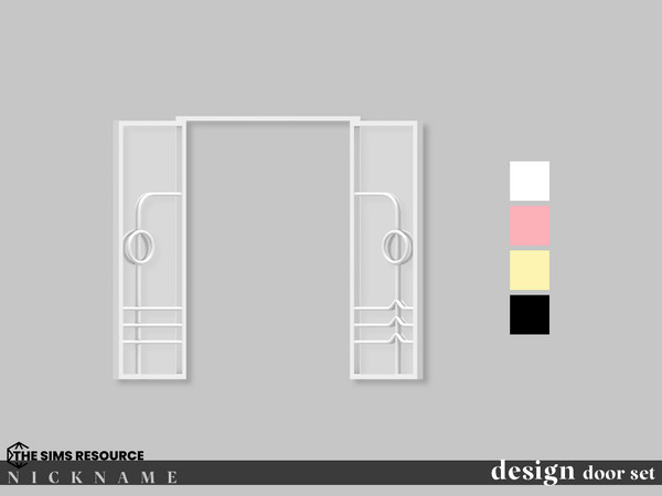 Sims 4 — design door set_2x3 opened by NICKNAME_sims4 — 12 package files. design door set_1x3 design door set_1x4 design
