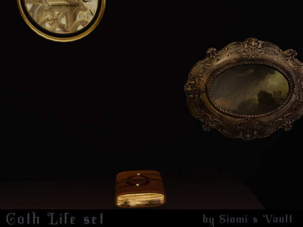 Sims 4 — Goth Life - Agenda by siomisvault — It's a journal! Agenda is journal in spanish,hope you like it! thank you so