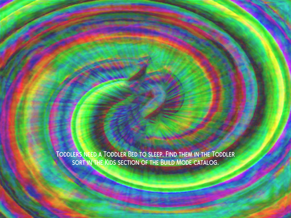 Sims 4 — Psychedelic Vortex by JCW2006 — This is a custom loading screen which is a base game override it will replace