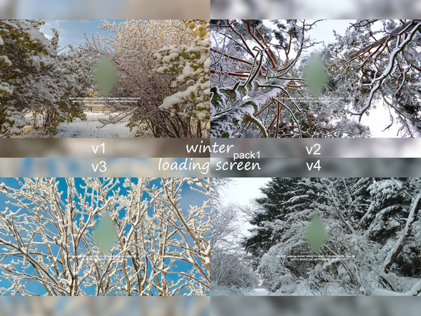 Sims 4 — Winter Loading Screen pack1 by Lilk4 — hii ^^ Today I come to you with a new pack of loading screens *! only one