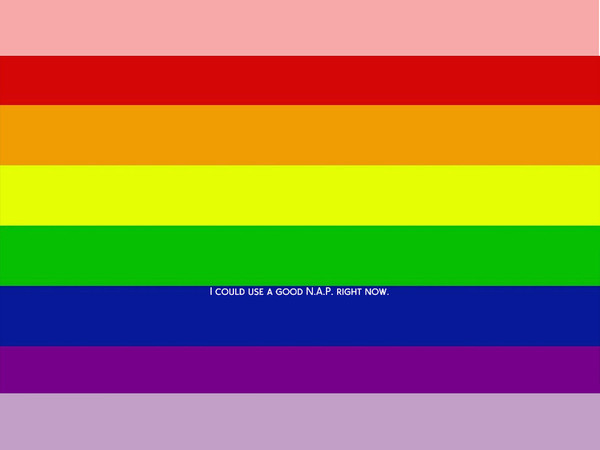 Sims 4 — Pride Flag Loading Screen by LunaLobaSims — Loading screen of the pride flag that I made as a request by someone