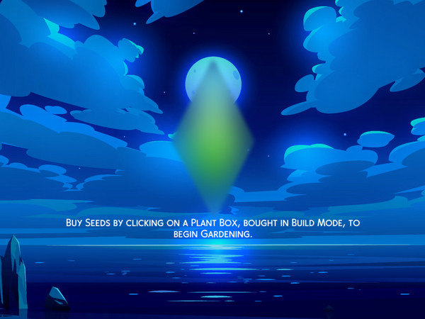Sims 4 — Full Moon loading screen background by cassie1900 — Cute loading screen for your game.