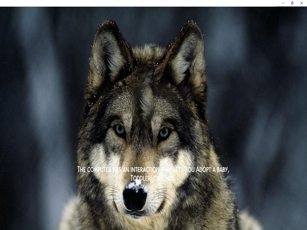 Sims 4 — Wolf Loading Screen by SharketteLaw1992 — Custom loading screen mod for Sims 4