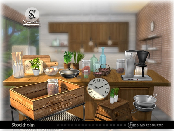 Sims 4 — Stockholm Clutter [web transfer] by SIMcredible! — Closing our Stockholm collection is the funniest : the