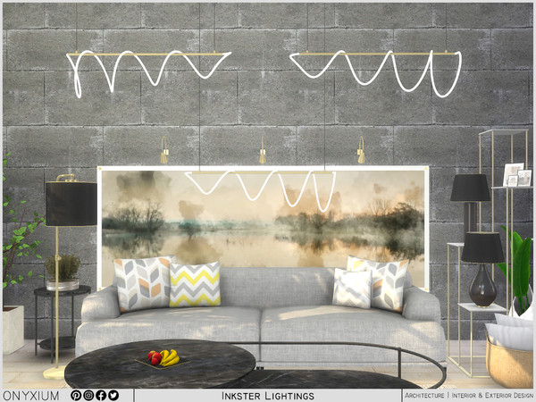 Sims 3 — Inkster Lightings by Onyxium — Onyxium@TSR Design Workshop Lighting Collection | Belong To The 2023 Year
