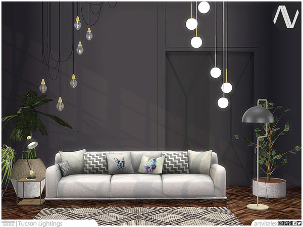 Sims 3 — Tucson Lightings by ArtVitalex — Lighting Collection | All rights reserved | Belong to 2023 ArtVitalex@TSR -