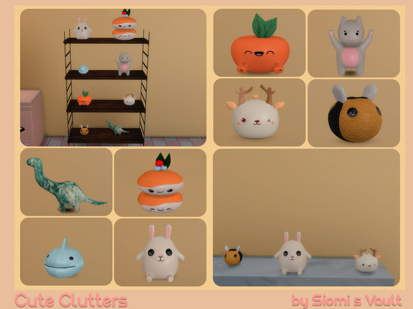 Sims 4 — Cute clutters by siomisvault — I made more stuff for the cute house hope you like it! Thank you so much for your