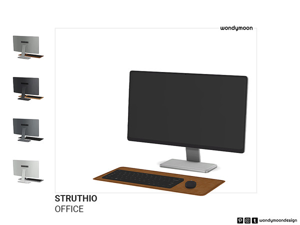 Sims 4 — Struthio Computer by wondymoon — Struthio Office - Computer Wondymoon Sims 4 Creations | 2023